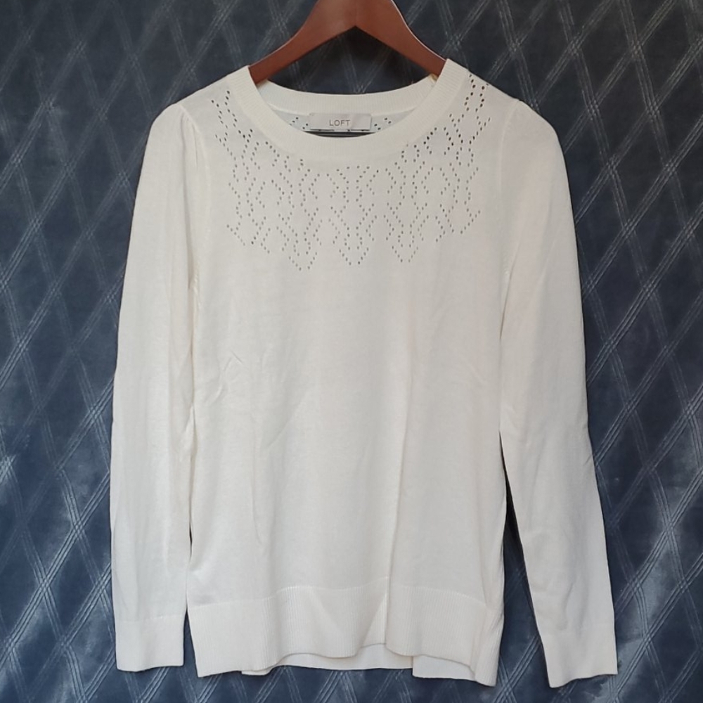Loft Ivory Sweater